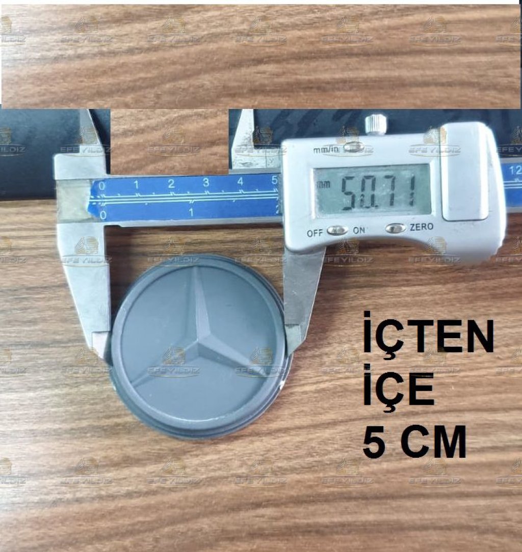 ARMA MERCEDES DİREKSİYON YILDIZI (ÖLÇÜ DIŞTAN DIŞA 5.50 CM) (İÇTEN İÇE 5,00 CM)