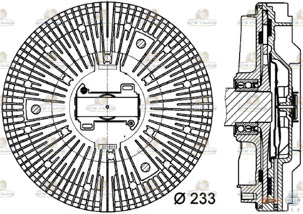 FAN GÖVDESİ AXOR 1840