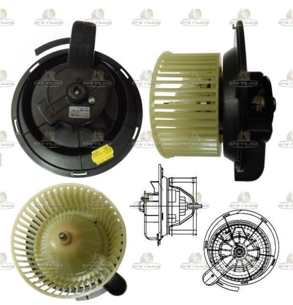 KALORİFER MOTORU AXOR ESKİ MODEL (1998 VE 2004 ARASI) AXOR 1840 - 3228 - 2528 - 3340 - 3240 - 4140 - 3028 - 2528